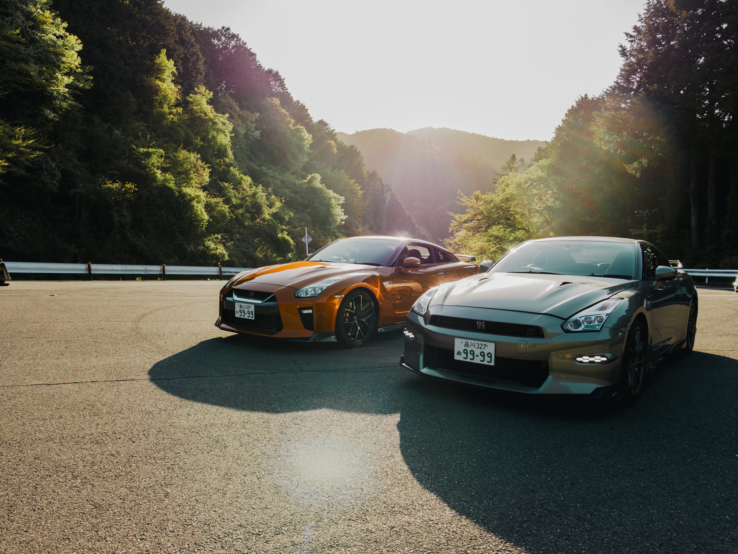 Golden hour — mountain run